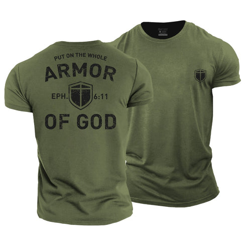 Men's Armor of God Cotton T-Shirt
