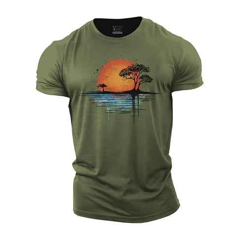 Men's Twilight Reflections Cotton T-Shirt