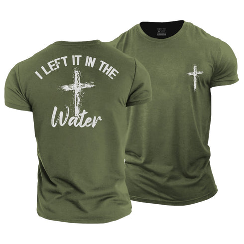 Men's I Left It in The Water Cotton T-Shirt