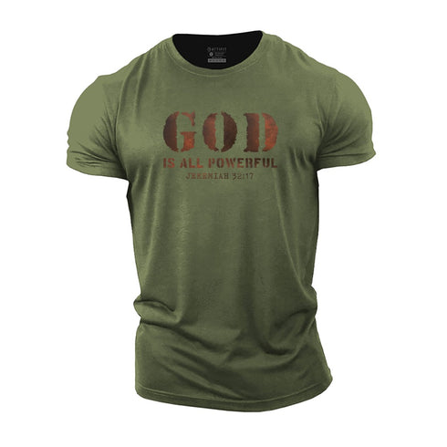 Men's God ls All Powerful Cotton T-Shirt