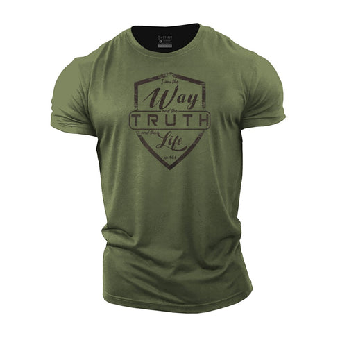 Men's The Way The Truth The Life Cotton T-Shirt