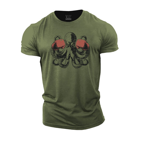 Men's Unleash the Tentacles Cotton T-Shirt