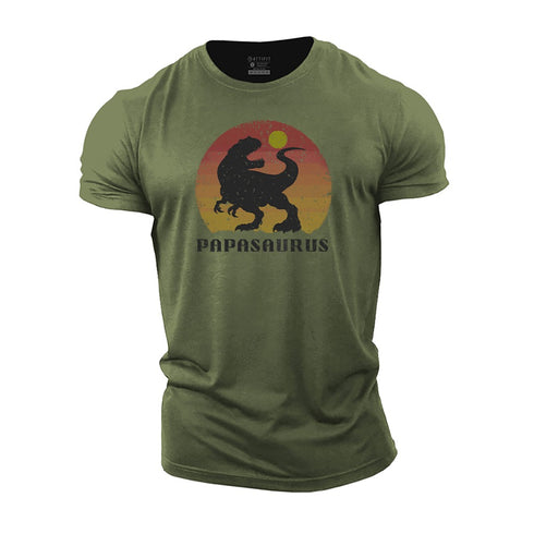 Men's Papasaurus Cotton T-Shirt