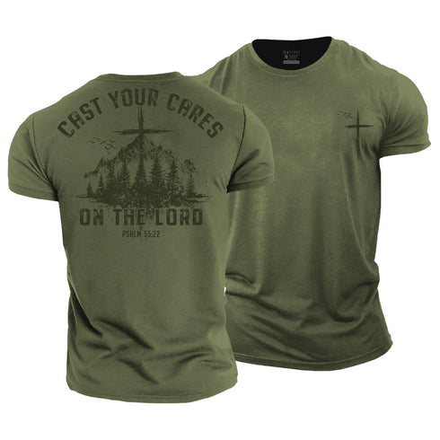 Men's Cast Your Cares on The Lord Cotton T-Shirt