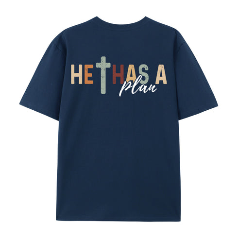 Unisex I Have A Purpose He Has A Plan Cotton T-Shirt