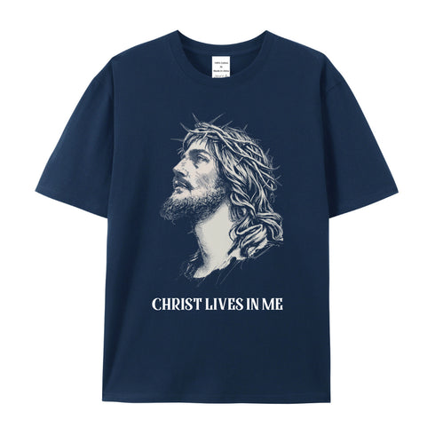 Unisex CHRIST LIVES IN ME Cotton T-Shirt