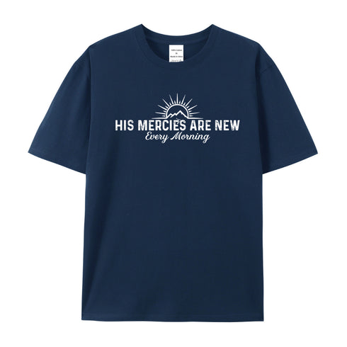 Unisex His Mercies Are New Every Morning Cotton T-Shirt