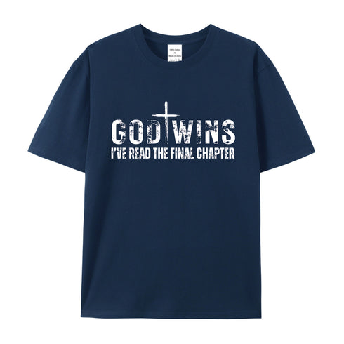 Unisex God Wins Cotton T-Shirt