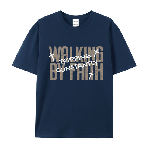 Unisex Walk By Faith Cotton T-Shirt