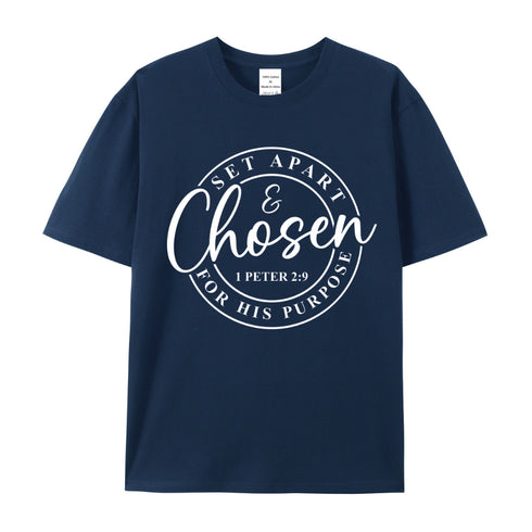 Unisex Set Apart And Chosen For His Purpose Cotton T-Shirt