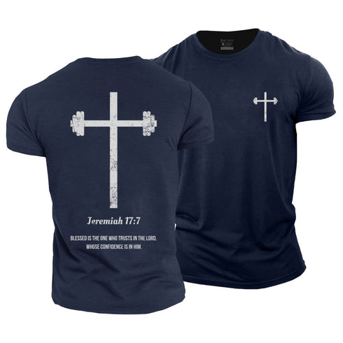 Men's Jeremiah 17:7 Cotton T-Shirt