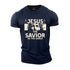 Unisex Jesus The Savior Of The World Cotton T-Shirt