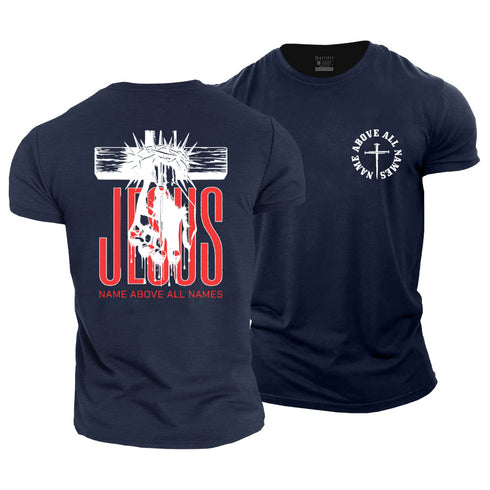 Men's Name Above All Names Cotton T-Shirt