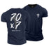 Men's Matthew 18:21-22 Cotton T-Shirt
