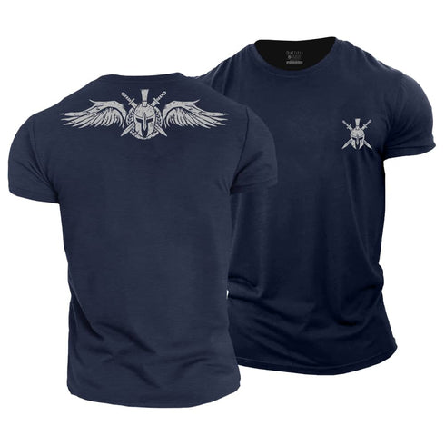 Men's Warrior Wings Cotton T-Shirt