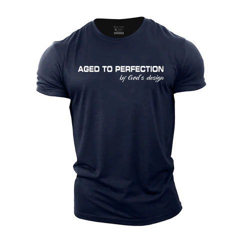 Men's Aged to Perfection by God's Design Cotton T-Shirt