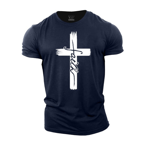 Men's Faith Cotton T-Shirt