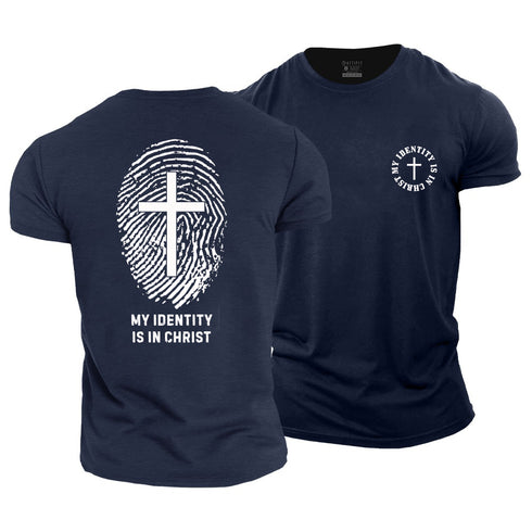 Men's My Identity Is In Christ Cotton T-Shirt