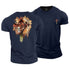 Men's Lion and Cross Cotton T-Shirt