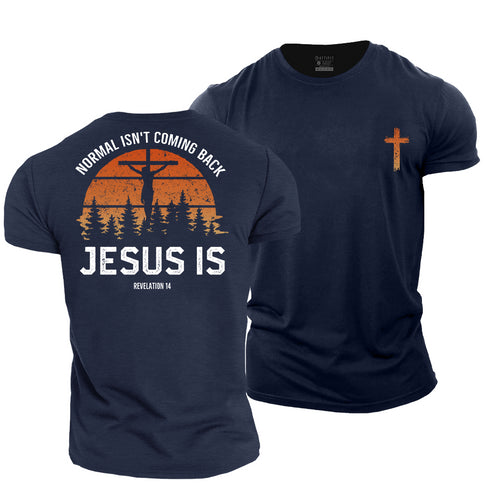 Men's Normal Isn't Coming Back, Jesus Is Cotton T-Shirt