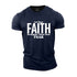 Men's Let Your Faith Bigger Than Your Fear Cotton T-Shirt