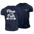 Men's Fitness And Faith Committed To Both Cotton T-Shirt
