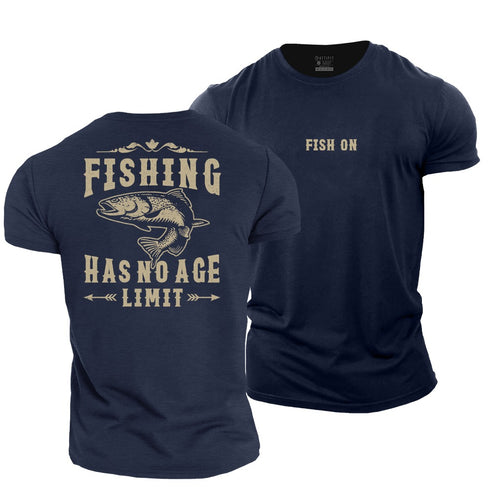 Men's Fishing Has No Age Limit Cotton T-Shirt