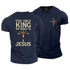Men's The Only King We Need Is Jesus Cotton T-Shirt