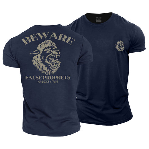 Men's Beware of False Prophets Cotton T-Shirt