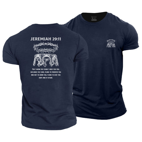 Men's JEREMIAH 29:11 Cotton T-Shirt