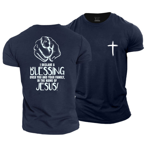 Men's I Declare A Blessing Over You Cotton T-Shirt