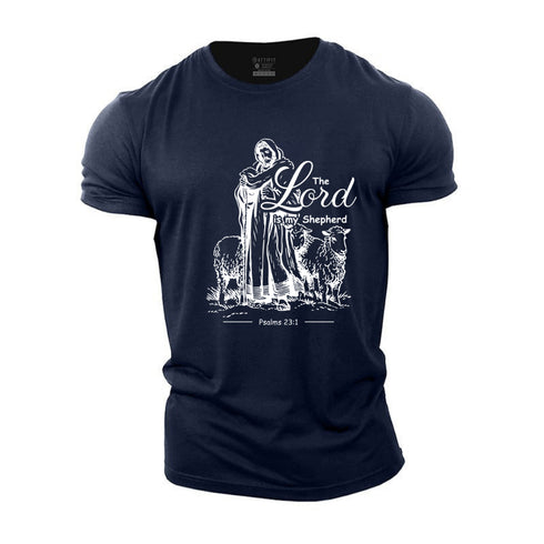 Men's The Lord Is My Shepherd Cotton T-Shirt