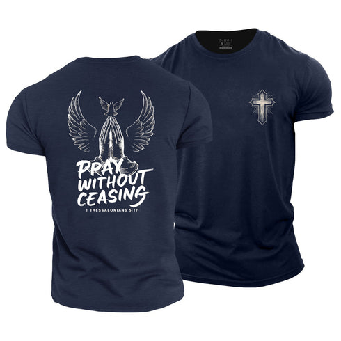 Men's Pray Without Ceasing Cotton T-Shirt