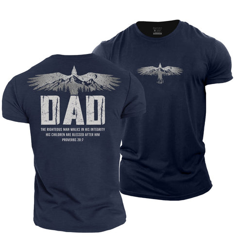 Men's Dad: Built on Integrity Cotton T-Shirt