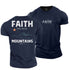 Men's Faith Can Move Mountains Cotton T-Shirt