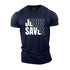 Men's Jesus Saves Cotton T-Shirt