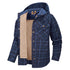Men‘s Warm Pocket Casual Hoodie Jacket Outwear