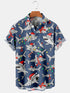 Men's Christmas Funny Graphic Short Sleeve Hawaiian Shirt