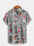 Men's Christmas Funny Graphic Short Sleeve Hawaiian Shirt