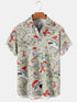 Men's Christmas Funny Graphic Short Sleeve Hawaiian Shirt
