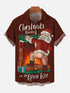 Men's Christmas Funny Graphic Short Sleeve Hawaiian Shirt