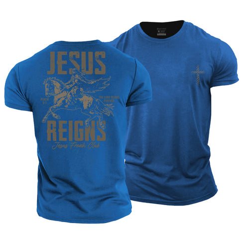 Men's Jesus Reigns Cotton T-Shirt