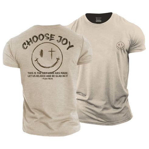 Men's Choose Joy Cotton T-Shirt