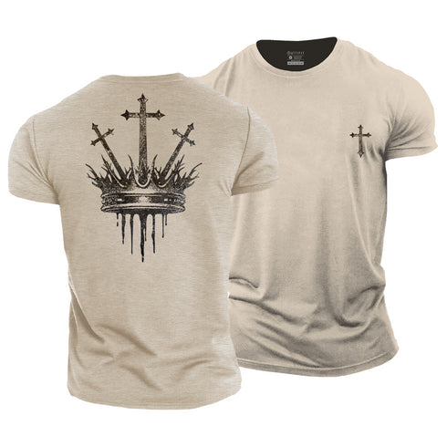 Men's Cross Crown Cotton T-Shirt