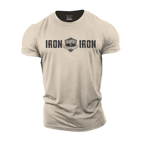 Men's Iron Sharpens Iron Cotton T-Shirt