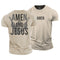 Men's Amen and Jesus Cotton T-Shirt