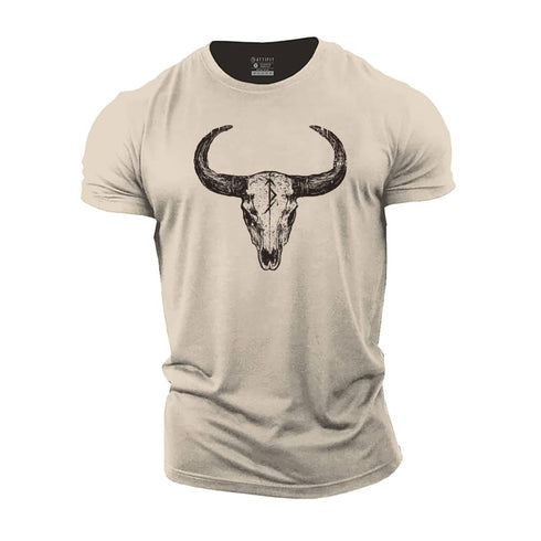 Men's Strength Bull Cotton T-Shirt