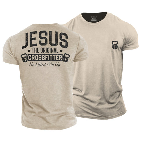 Men's Jesus, The Original Crossfitter Cotton T-Shirt