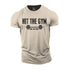 Men's Hit the Gym Not the Wife Cotton T-Shirt