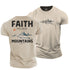 Men's Faith Can Move Mountains Cotton T-Shirt